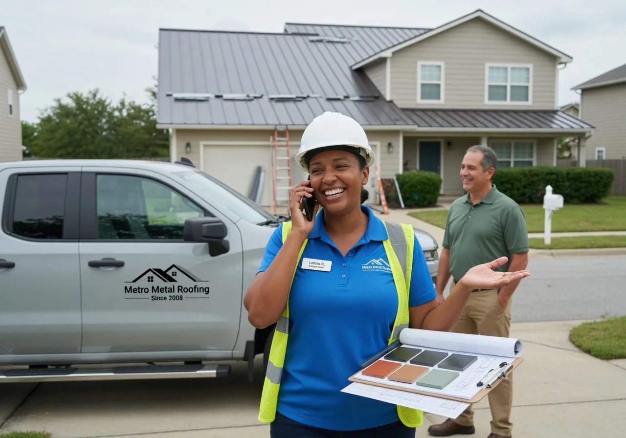 Storm Damage Metal Roof Repair in Davis City, IA